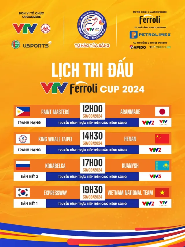 VTV5 VTV6 trực tiếp bóng chuyền Việt Nam vs Expressway (19h30 hôm nay), bán kết VTV Cup 2024 - Ảnh 4.